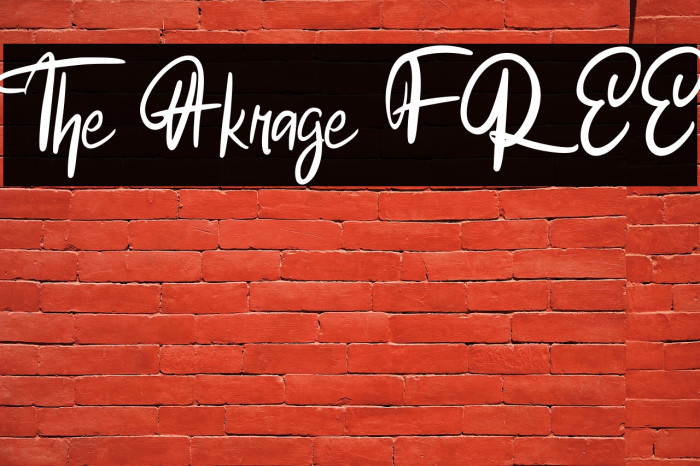 The Akrage FREE Example 3