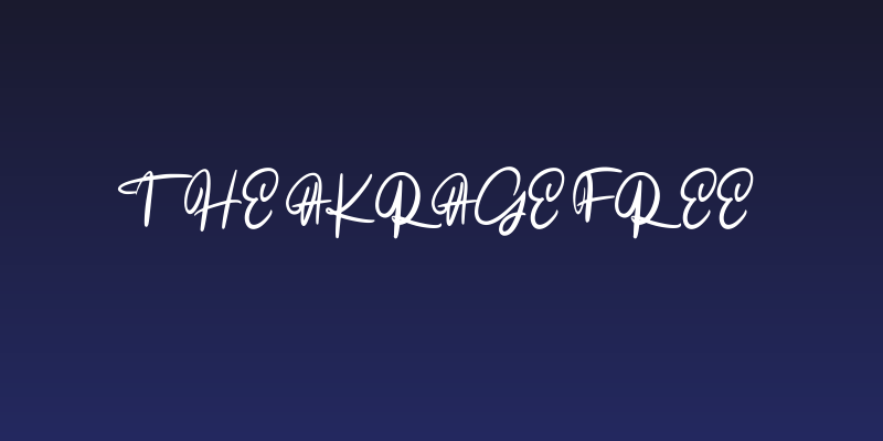 The Akrage FREE Social Header