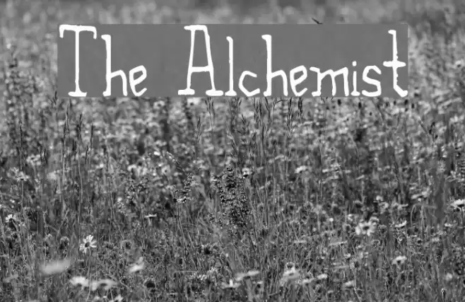 The Alchemist Fonte examples