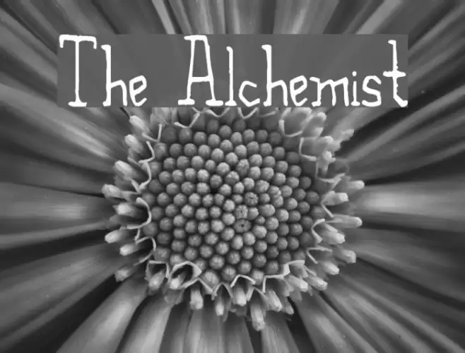The Alchemist Fonte examples