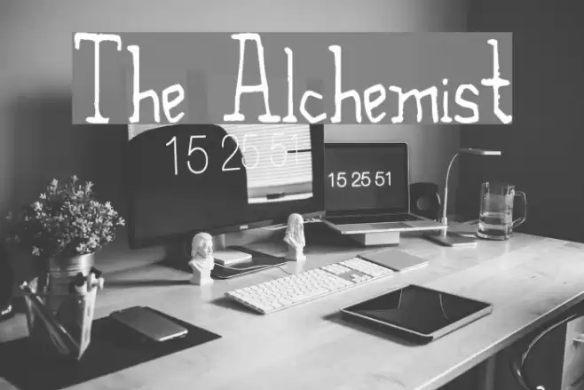 The Alchemist Fonte examples