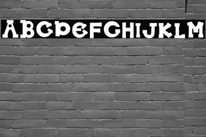 The Alphabet Regular Font examples