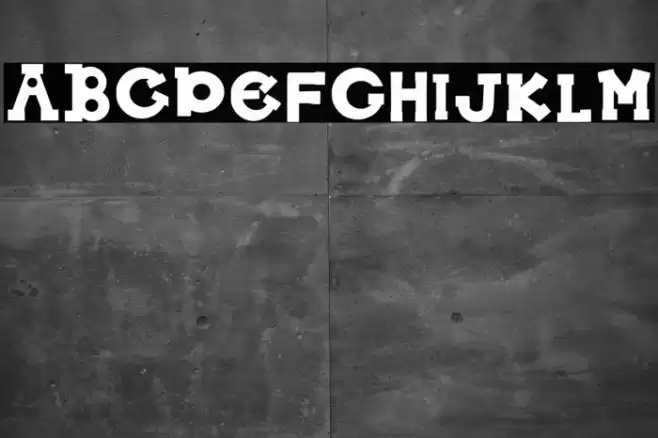 The Alphabet Regular Font examples