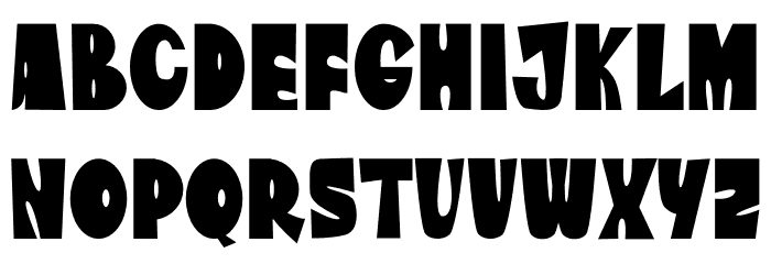 The Amazona Font LOWERCASE