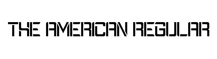 The American Regular  नि: शुल्क फ़ॉन्ट्स डाउनलोड