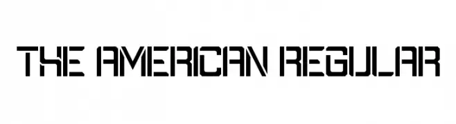The American Regular  Frei Schriftart Herunterladen