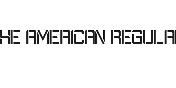 The American Regular Logo
