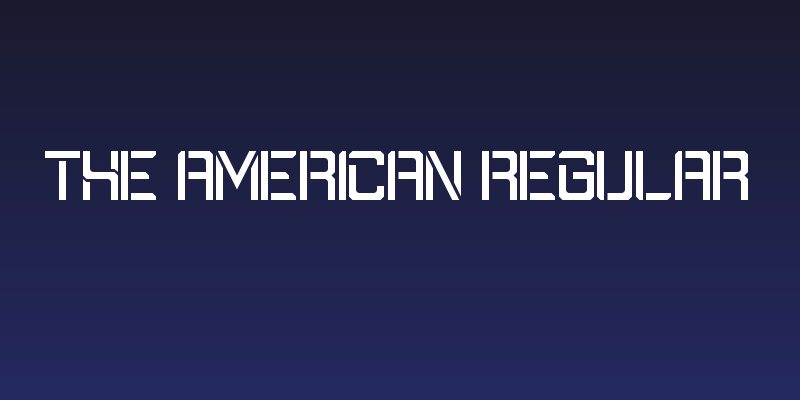The American Regular Social Header