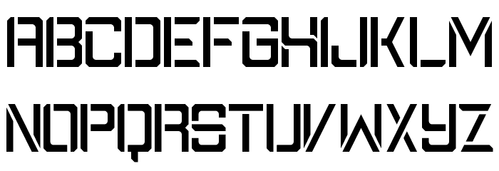 The American Regular Font LOWERCASE
