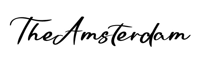 The Amsterdam  フリーフォントのダウンロード