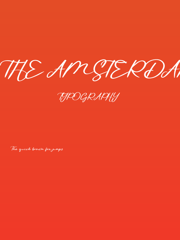 The Amsterdam Poster