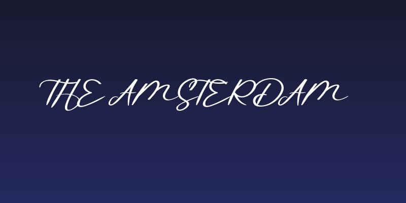 The Amsterdam Social Header