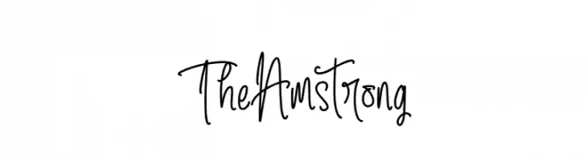 The Amstrong  Frei Schriftart Herunterladen