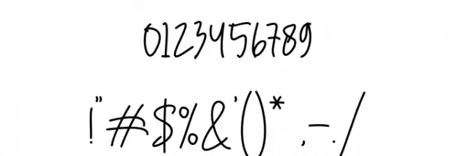 The Amstrong Font OTHER CHARS