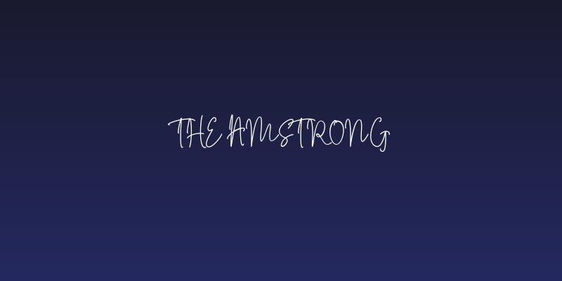 The Amstrong Social Header