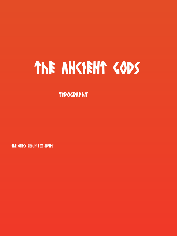 The Ancient Gods Poster