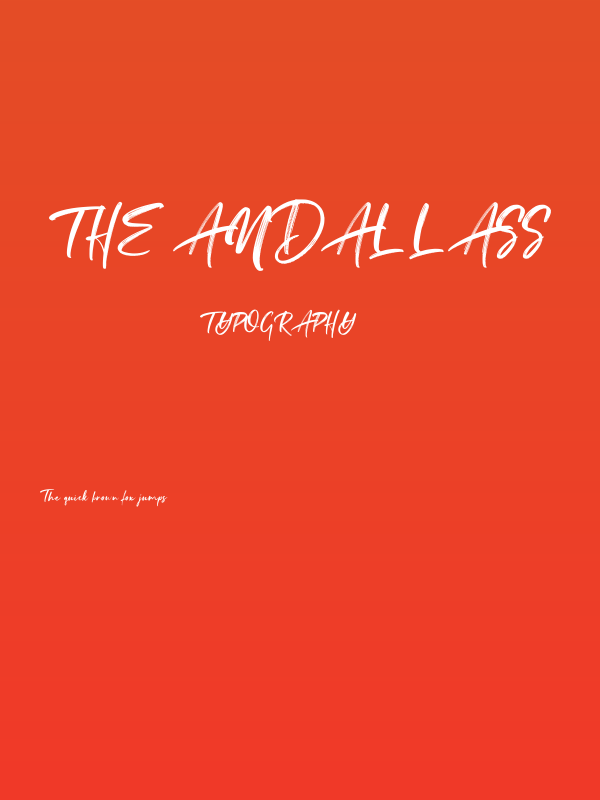 The Andallass Poster