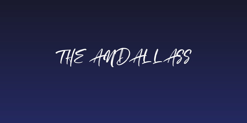 The Andallass Social Header