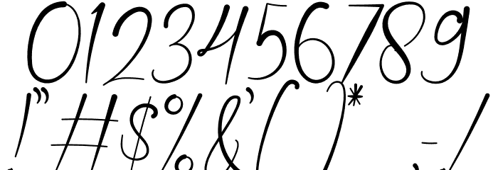 The Angellica Font OTHER CHARS