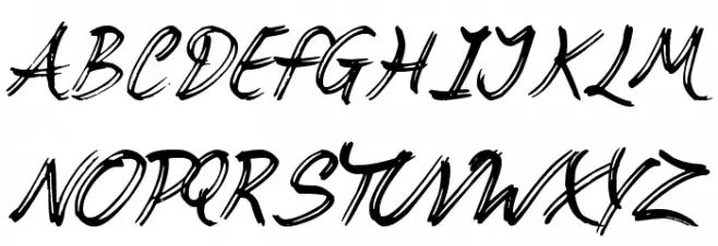 The Angels Schriftart Groß