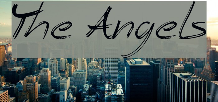 The Angels Font examples