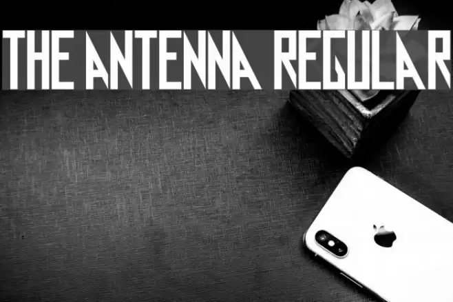 The Antenna Regular Font examples