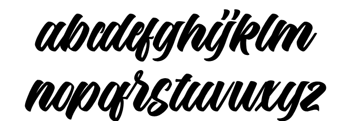 The Anthelope Font LOWERCASE