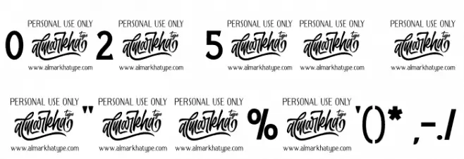 The Antique Font OTHER CHARS