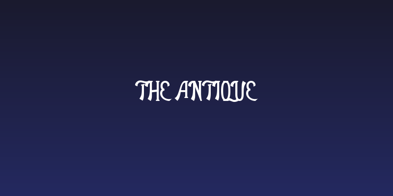 The Antique Social Header