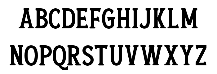 The Antique Font LOWERCASE