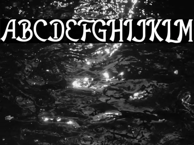 The Antique Font examples