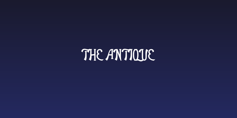 The Antique Social Header