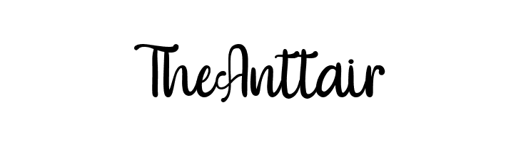 The Anttair  नि: शुल्क फ़ॉन्ट्स डाउनलोड