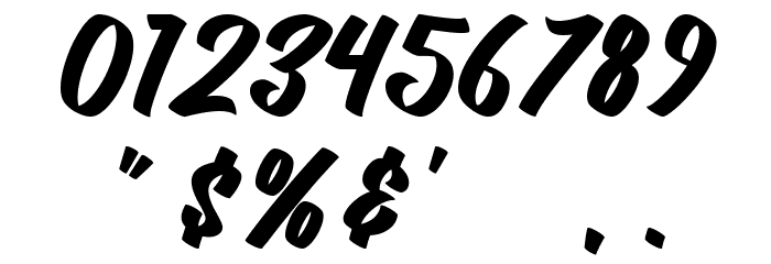 The Arivale Demo Font OTHER CHARS