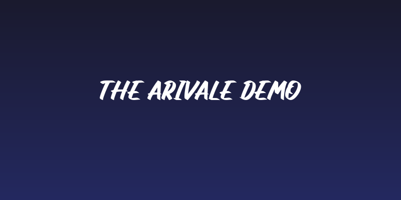 The Arivale Demo Social Header
