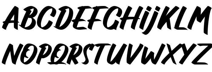 The Arivale Demo Font LOWERCASE