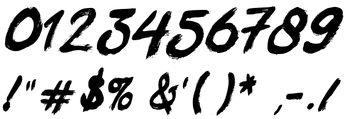 The Army Of God Font OTHER CHARS