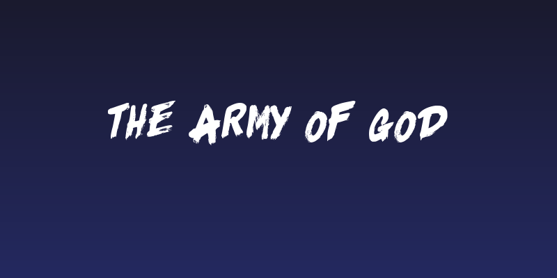 The Army Of God Social Header
