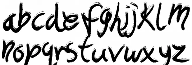 The Art Show Font UPPERCASE