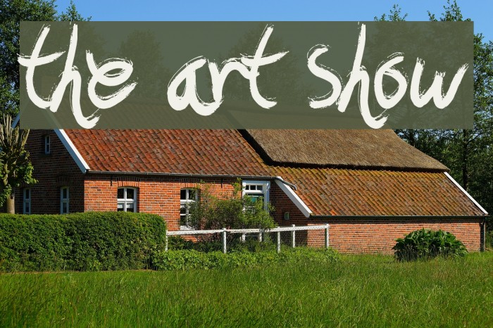 The Art Show Fonte examples