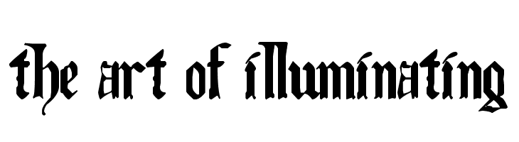 The Art of Illuminating  font caratteri gratis