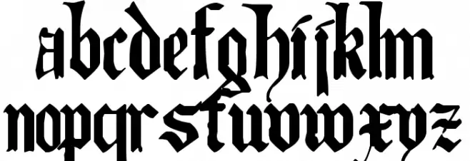 The Art of Illuminating Шрифта ВЕРХНИЙ