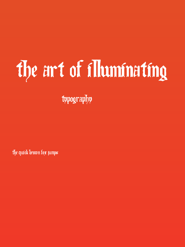 The Art of Illuminating Poster