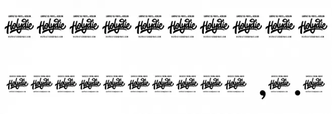 The Arthaya DEMO Font OTHER CHARS