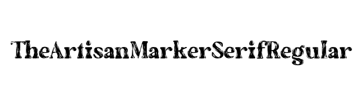 The Artisan Marker Serif Regular  Free Fonts Download