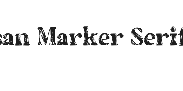 The Artisan Marker Serif Regular Logo