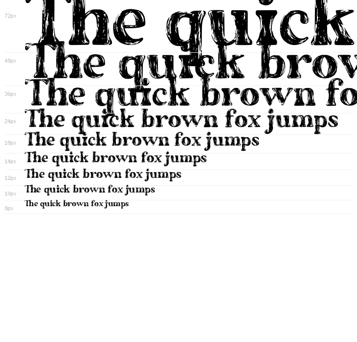 The Artisan Marker Serif Regular Waterfall