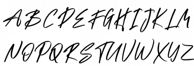 The Astise 字体 大写
