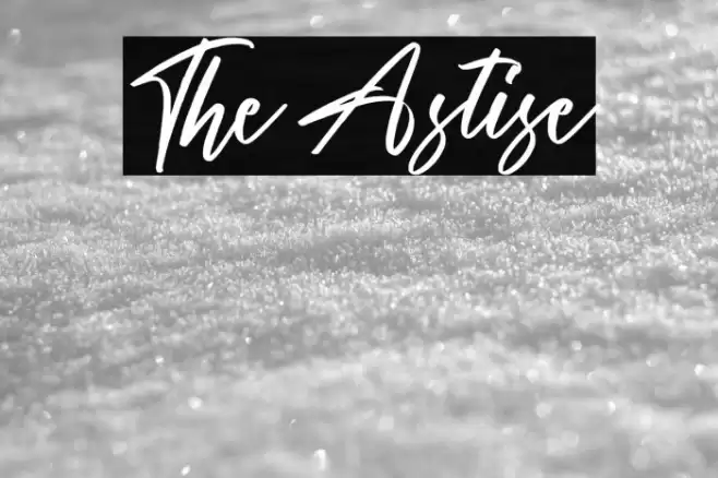 The Astise Font examples
