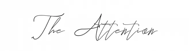 The Attention  Fuentes Gratis Descargar